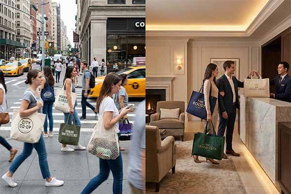 Branded bags as marketing tools