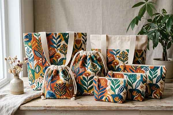 custom fabric bags collection