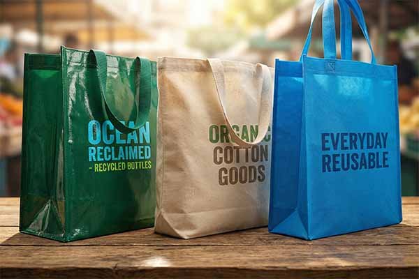 Texture comparison of RPET and cotton