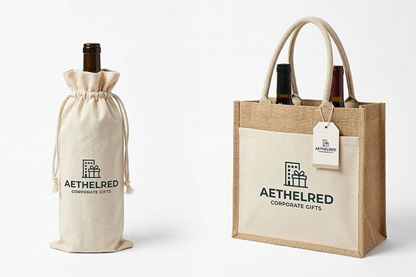 Custom wine bags with printed logos