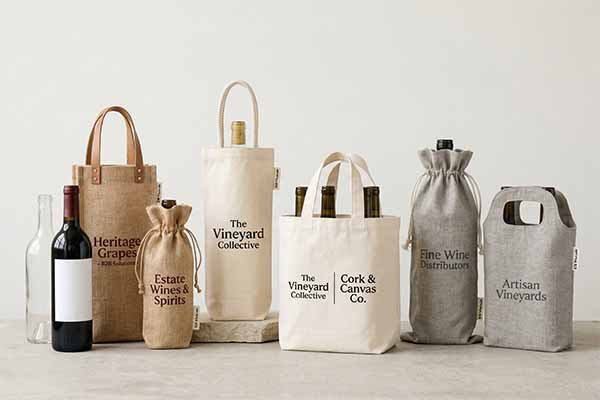 custom wine bags