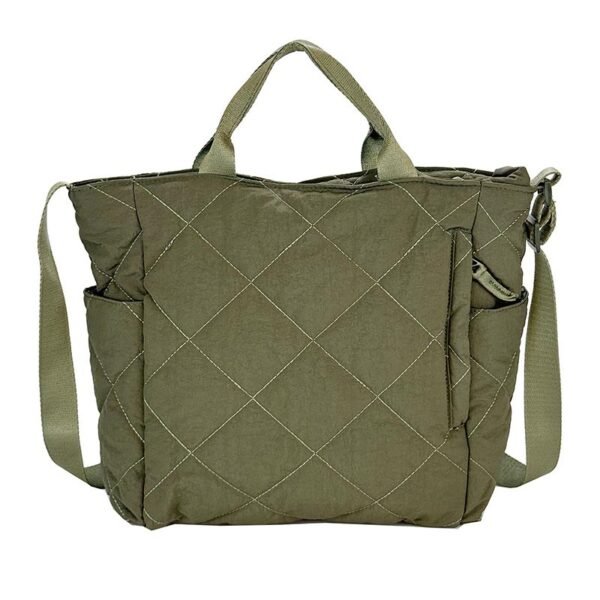 Custom Large Quilted Crossbody Tote Bag - 이미지 2