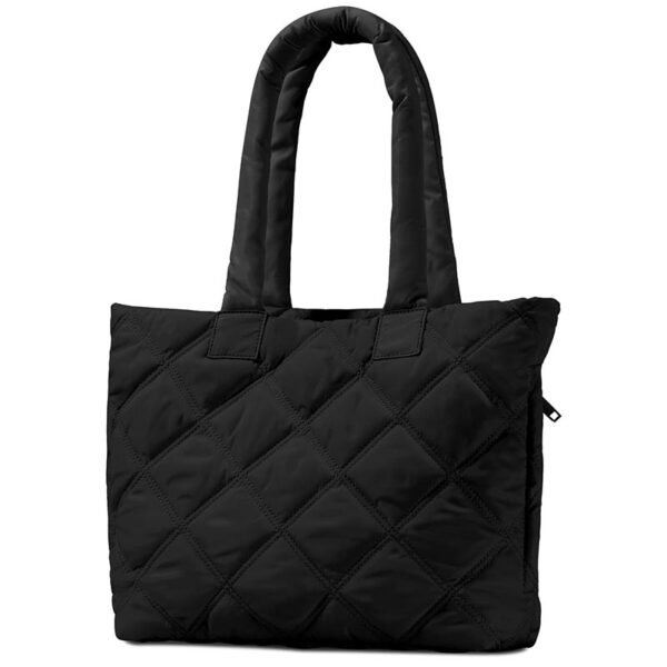 Custom Diamond Quilted Puffy Tote Bag - 이미지 3
