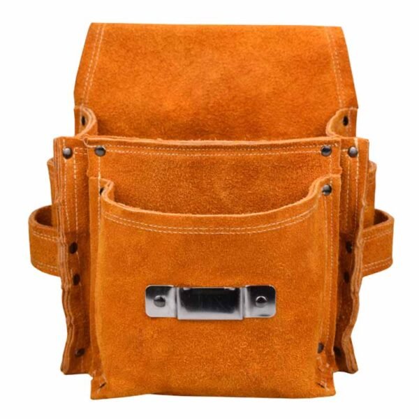 Professional Rugged Leather Tool Belt Pouch - immagine 2