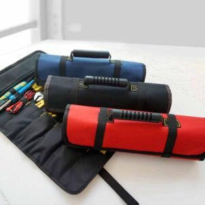 Compact Roll-Up Tool Pouch Organizer