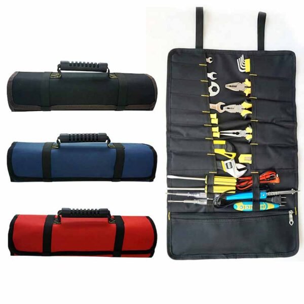 Compact Roll-Up Tool Pouch Organizer - Imagem 3