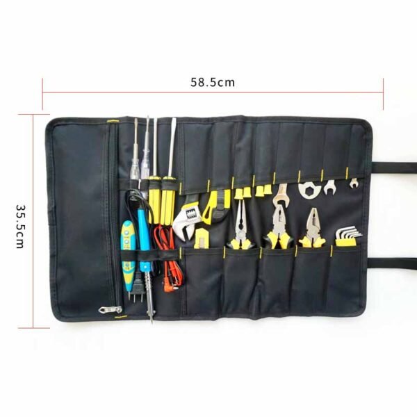Compact Roll-Up Tool Pouch Organizer - Imagem 4