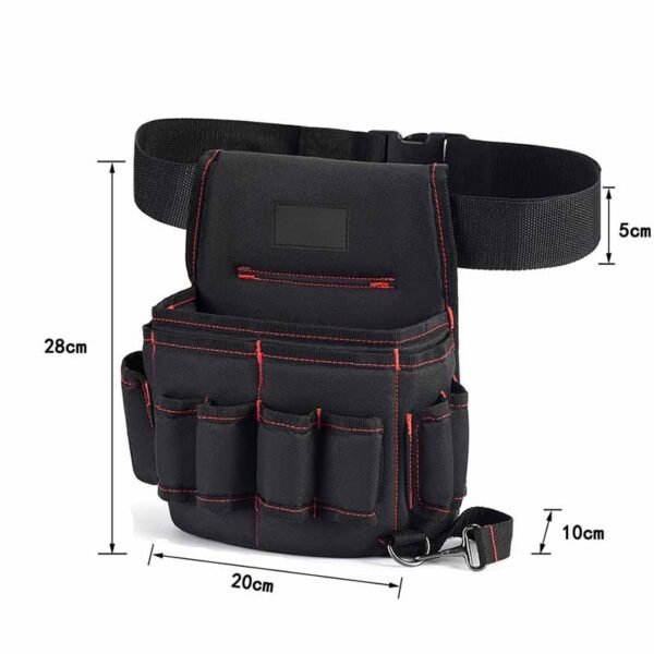Heavy-Duty Multi-Pocket Tool Waist Pouch - immagine 2