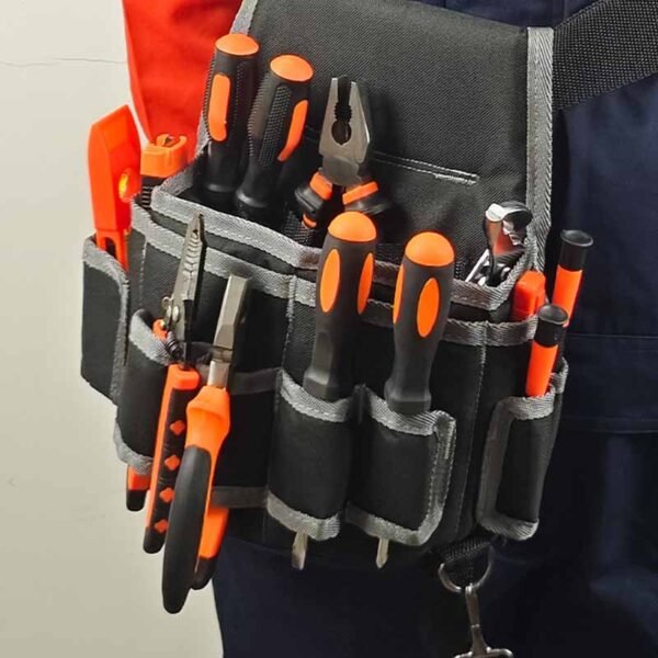 Heavy-Duty Multi-Pocket Tool Waist Pouch - immagine 4