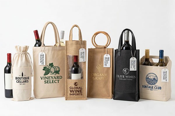 Wholesale custom wine bags supply