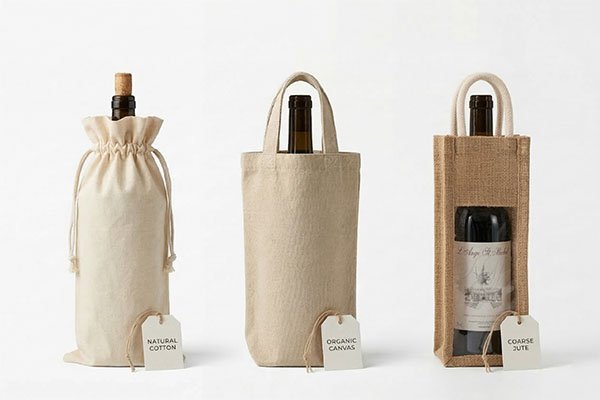 Fabric materials for eco wine bags