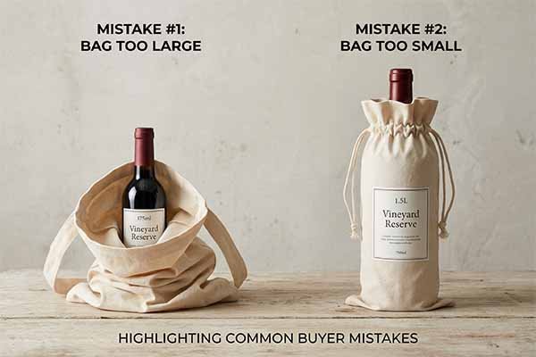 wrong wine bag size