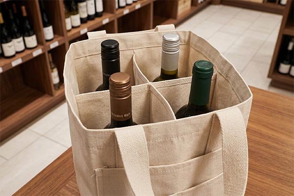 wine tote bags bulk