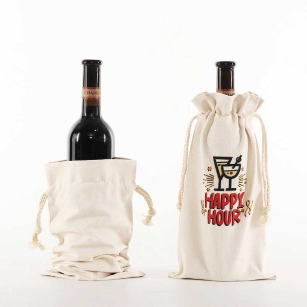 Multi-Style Canvas Wine Bag Wholesale — изображение 3