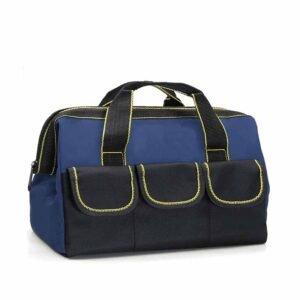 Heavy Duty Wide-Mouth Tool Tote Bag