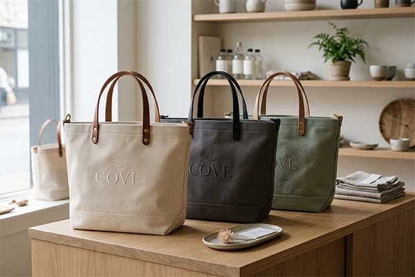 Heavy duty custom canvas bags