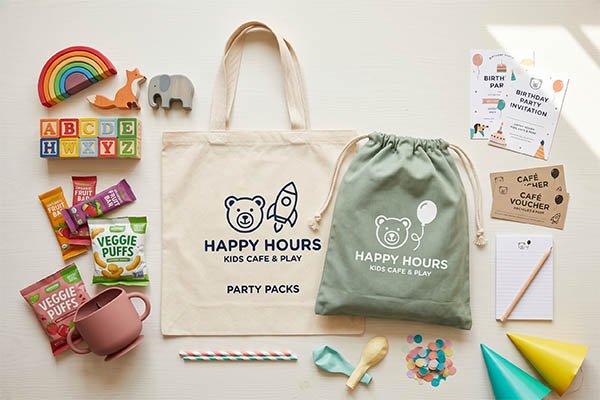 Kids Cafe Custom Canvas Bags