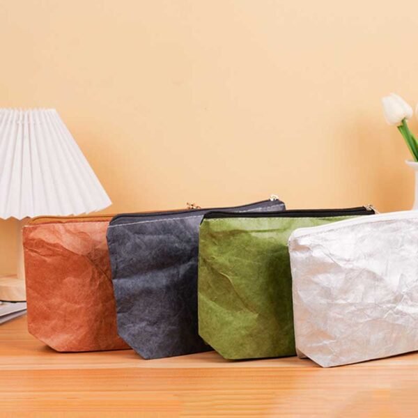 Wholesale Custom Tyvek Washable Paper Cosmetic & Toiletry Bags - 画像 (4)