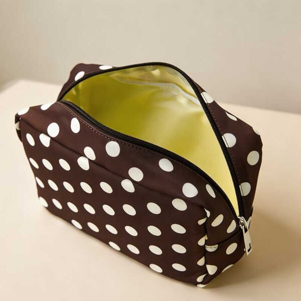 Wholesale Custom Polka Dot Oxford Cloth Makeup Bags - Billede 4