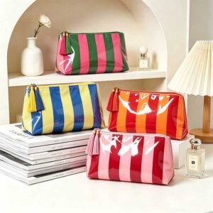 Wholesale Glossy PVC Travel Cosmetic Bags