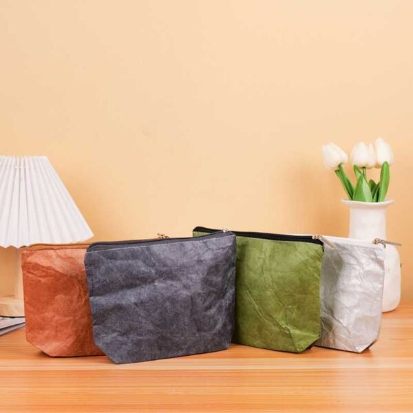 Wholesale Custom Tyvek Washable Paper Cosmetic & Toiletry Bags - 画像 (3)
