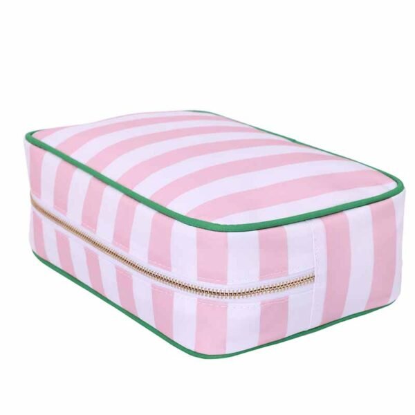 Wholesale Custom Striped Oxford Cloth Makeup Bag – Image 3