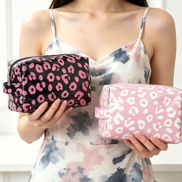 Wholesale Leopard Print Oxford Cloth Cosmetic Bags - Billede 2