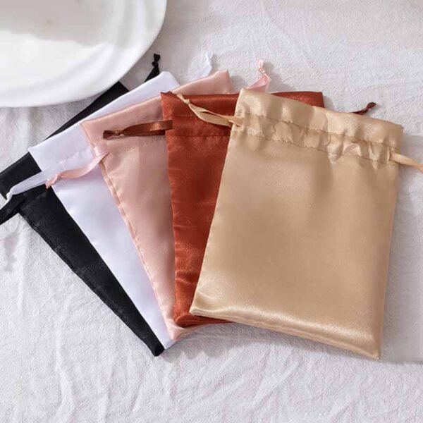 Wholesale Premium Silk Drawstring Jewelry Pouches – Image 3