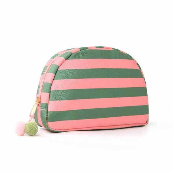 Wholesale Custom Striped Half-Moon Oxford Cosmetic Bags - Billede 2