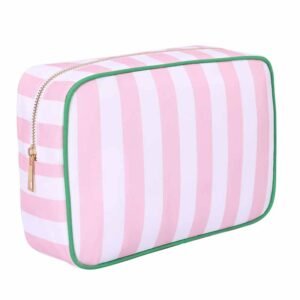 Wholesale Custom Striped Oxford Cloth Makeup Bag