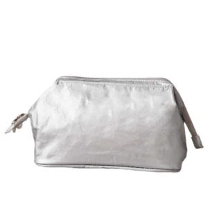Wholesale Eco-Friendly Silver Tyvek Makeup Bag