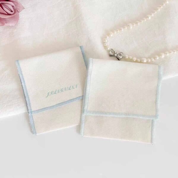 Wholesale Cotton Canvas Envelope Jewelry Pouches - Image 3