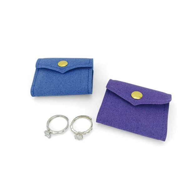 Wholesale Custom Felt Jewelry Envelope Pouches - Billede 3