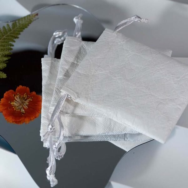 Wholesale White Tyvek Drawstring Pouches - Image 5