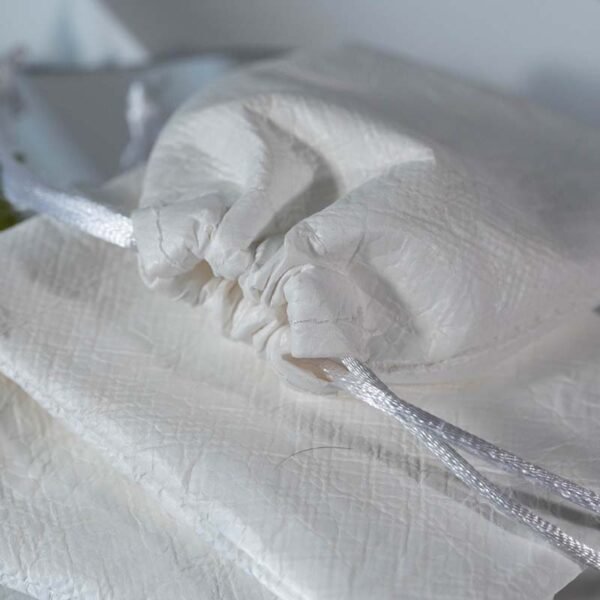 Wholesale White Tyvek Drawstring Pouches - Image 4