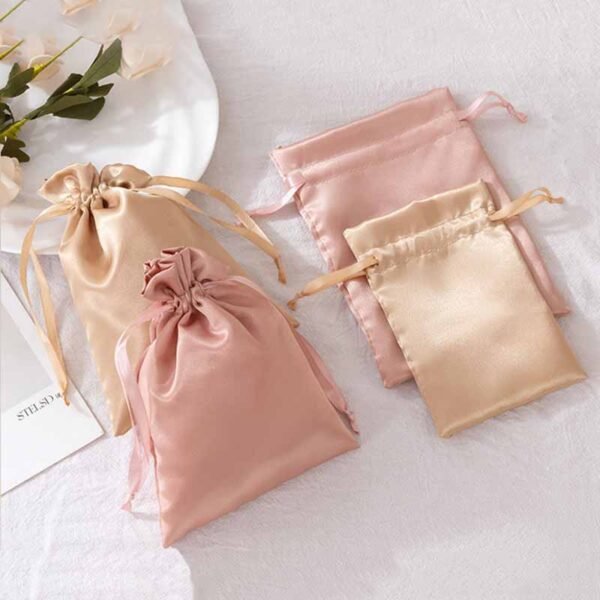 Wholesale Premium Silk Drawstring Jewelry Pouches – Image 4