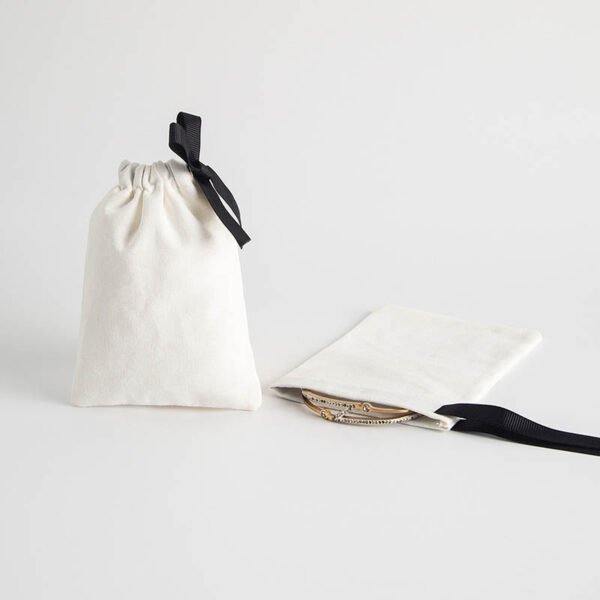 Wholesale Custom Cotton Canvas Jewelry Pouches - immagine 5