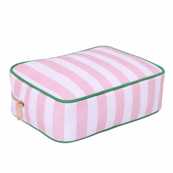 Wholesale Custom Striped Oxford Cloth Makeup Bag – Image 2