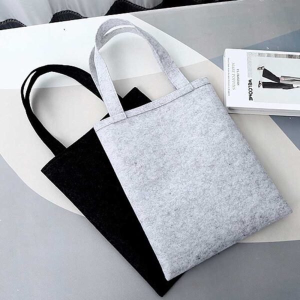Wholesale Premium Felt Tote Bags with Custom Logo - Imagem 3