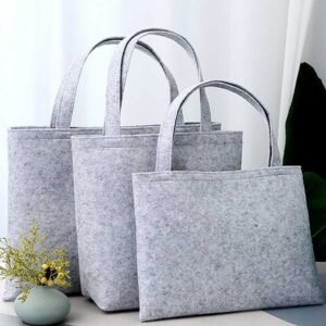 Venda por grosso de sacos de fieltro premium com logótipo personalizado