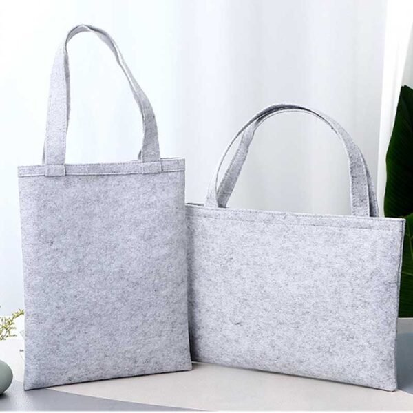 Wholesale Premium Felt Tote Bags with Custom Logo - Imagem 4