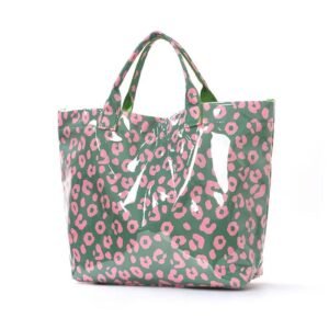 Wholesale Custom Leopard Print Beach Tote Bags
