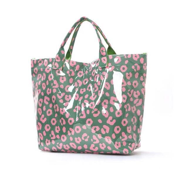 Wholesale Custom Leopard Print Beach Tote Bags