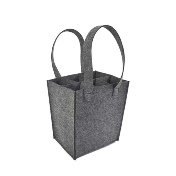 Wholesale Custom Felt Wine Tote Bags - Imagen 2