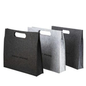 Wholesale Felt Laptop Bag with Cutout Handle