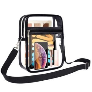 Wholesale Custom Stadium Clear PVC Crossbody Bags