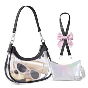 Wholesale Clear PVC Crossbody Bag with Inner Pouch