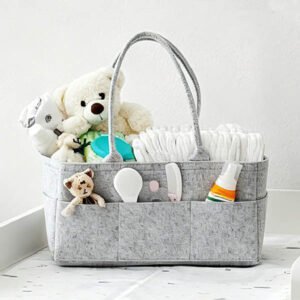 Custom Felt Organizer Bag with Removable Dividers