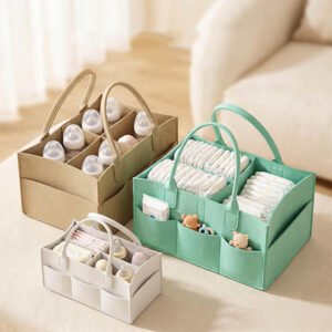 Custom Multi-Compartment Felt Organizer Bag