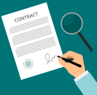 sign contract
